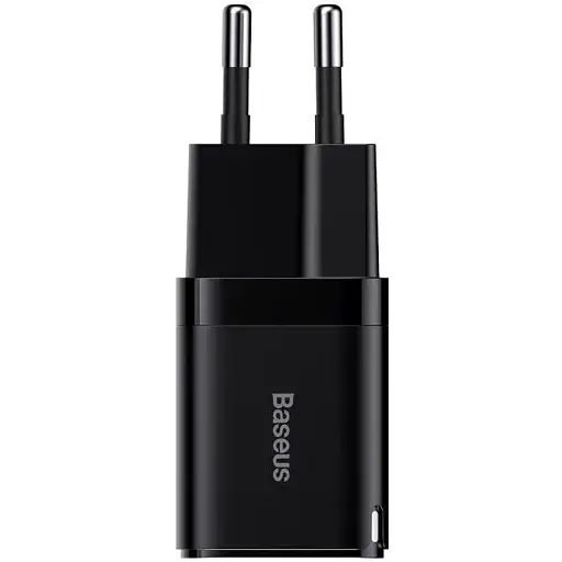 Адаптер-блок живлення мережевий Baseus GAN3 Fast Charger 30 W (CCGN010101) чорний - фото 1