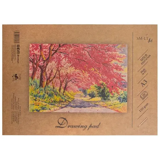 Альбом-склейка для рисунку SM-LT Art А3 (29.7х42 см) 120г/м2 20л - фото 2