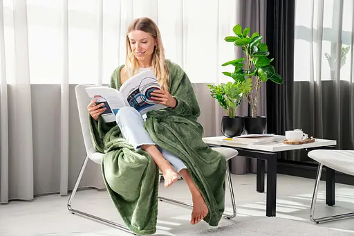 Плед Ardesto Flannel 160х200 см зелений (ART0209SB) - фото 7