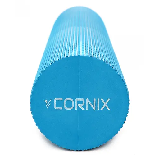 Масажний ролик Cornix EVA+ 90 x 15 см (валик, ролер) XR-0316 Blue - фото 5
