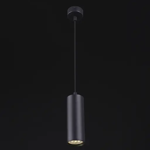 Люстра підвісна Brille тубус GU10 BK (AL-730/1) - фото 3
