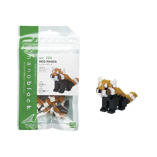 Конструктор Nanoblock Красная панда 130 элементов (124111) - фото 3