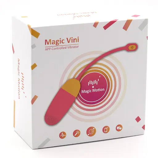 Виброяйцо Magic Motion Magic Vini 23.7 см оранжевый - фото 6