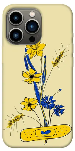 TPU чехол Украинские цветочки - фото 1