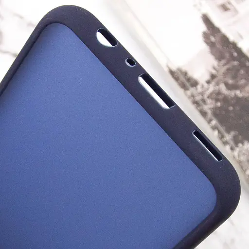 Чохол TPU+PC Lyon Frosted для Motorola Moto G14 Navy Blue - фото 6