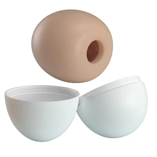 Мастурбатор яйце Pretty Love Pleasure Egg II бежевий - фото 4