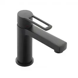 Змішувач для раковини картридж Energy Saving Paffoni Ringo без донного клапана black matt RIN071NO-ES, Чорний матовий - фото 6