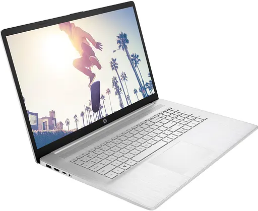 Ноутбук HP 17-cp2030ua 17.3" FHD IPS AG AMD R3-7320U 8GB F512GB UMA DOS сріблястий - фото 4