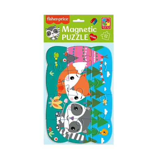 Магнітні пазли А5 "Fisher Price. У лісі" VT3205-96 Vladi Toys, в пакеті (4820234761890) - фото 1