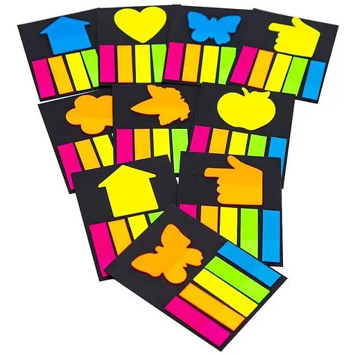 Закладка Color-It Stick Notes Р19-1 неонова в асортименті