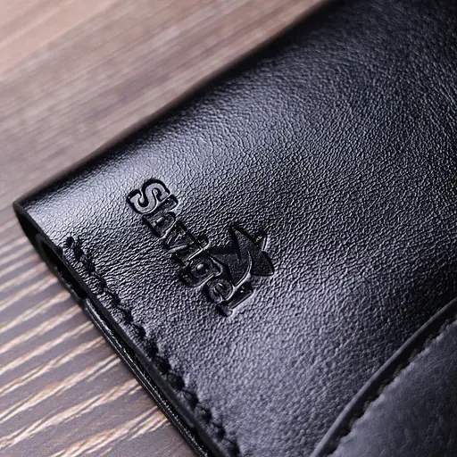 Шкіряне портомне унісекс Shvigel 10.7х9.5х1.5 см acs0022805 - фото 8