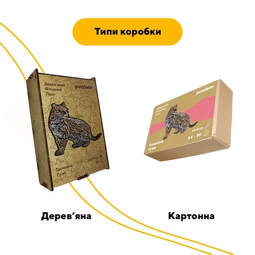 Пазл деревянный Таинственная Пума, А1, Картонная коробка 500+ элементов - фото 4