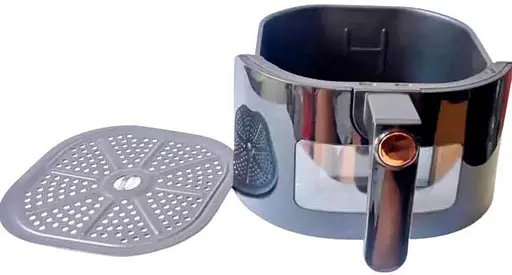 Аэрофритюрница электрическая безмасляная Rainberg RB-2242 7.5 л 3800 Вт Зеленый - фото 5