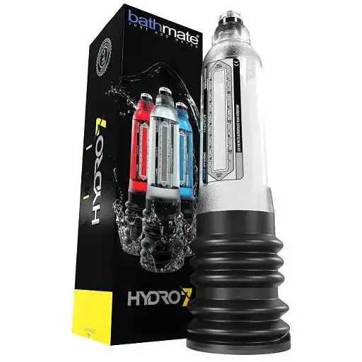 Гидропомпа Bathmate Hydro 7 Clear для члена длиной от 12.5 см до 18 см диаметр до 5 см - фото 5