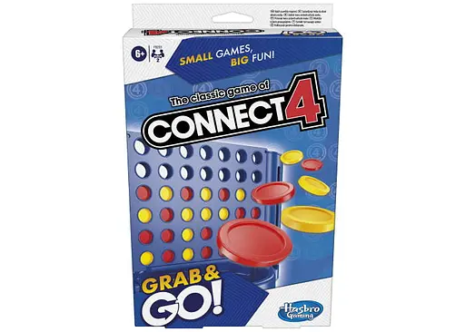 Настольная игра Hasbro Собери 4-ку (Четыре в ряд). Дорожная версия (Connect 4 Travel) (F8253) - фото 2