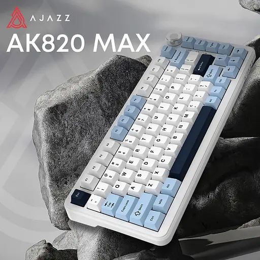 Клавиатура Ajazz AK820 MAX PLUS Daydream Switch Blue White Dark Blue 3 (AK820MAX-DD-BWD) - фото 3