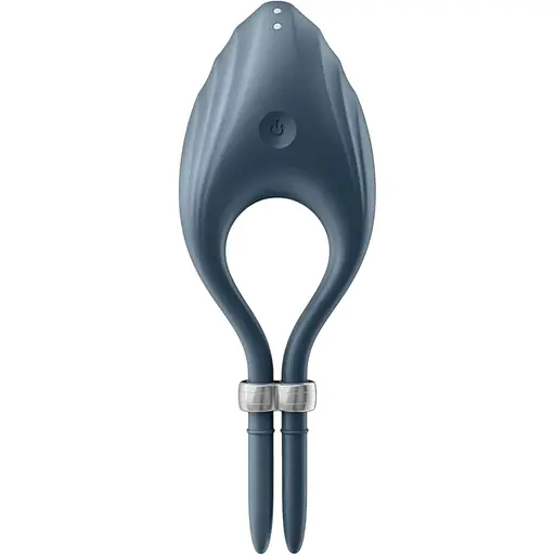 Виброкольцо Satisfyer Duelist Ring 14.2 см синий