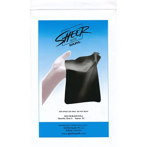 Латексные салфетки Glyde Health Sheer Glyde Dams, круги (1 шт.)