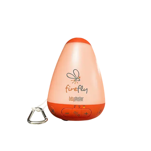Генератор білого шуму для заспокоювання дітей та новонароджених Baby Shusher Firefly з нічником і вбудованою батареєю (1238-02) - фото 1