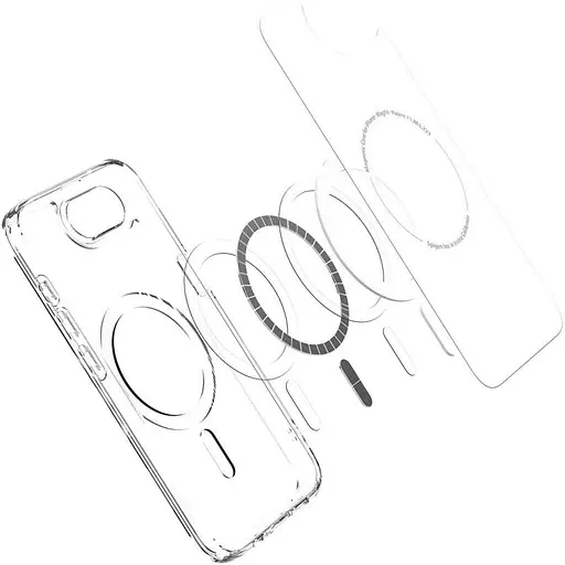 Чехол SGP Ultra Hybrid MagFit для Apple iPhone 16e 6.1 Прозрачный - фото 7