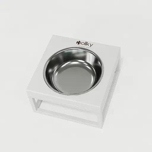 Hollky Base Solo S — миска на підставці для котів і маленьких собак (1 × 0,45 л) - фото 8