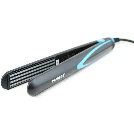 Професійні щипці-гофре ProMozer 7056A для прикореневого об'єму волосся дрібне гофре турмалін - фото 1