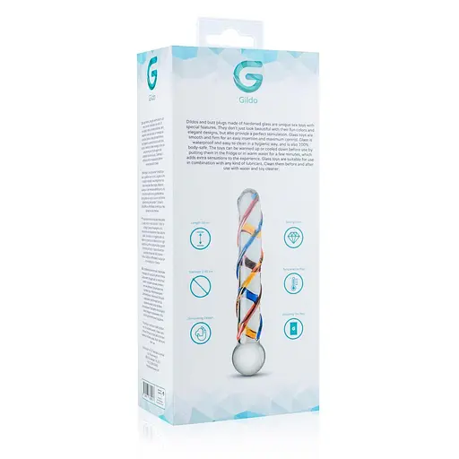 Скляний дилдо Gildo Glass Dildo No. 10 - фото 4