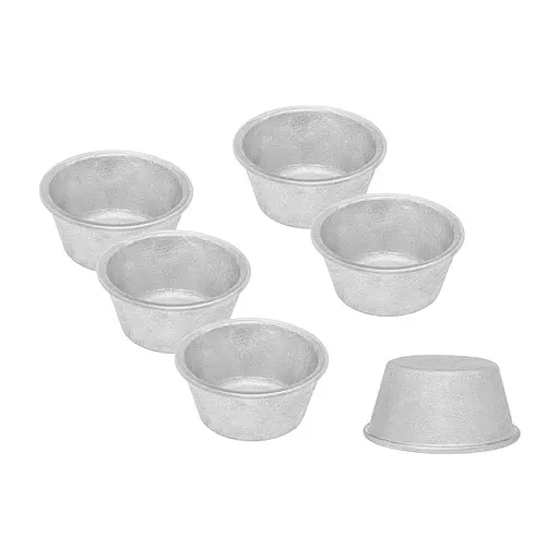 Набір із 6 форм алюмінієвих для випікання кексів "Білоцерківська" 8x5.5x4 см, Хлібпром 84768 - фото 1