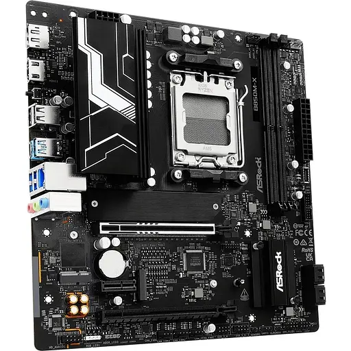 Материнская плата ASRock B850M-X R2.0 (AM5/B850, 2xDDR5, PCIex16, HDMI/DP, 4xSATA, 2xM.2, 2.5GLan, mATX) - фото 2
