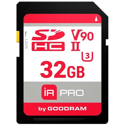 Memory card SD 32Gb GoodRAM IRDM PRO SDXC V90 UHS-II U3 Retail