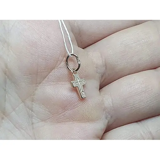 Золотий хрестик Tango Врятуй і збережи. 240238 - фото 2