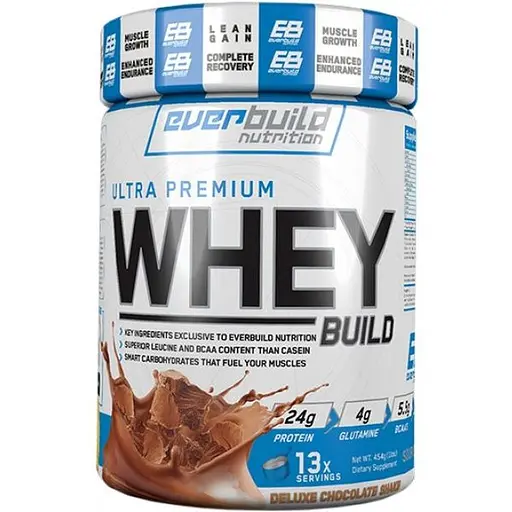Протеїн Everbuild Nutrition Ultra Premium Whey Protein Build Французька ваніль 454 г