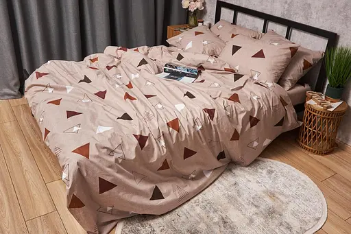 Комплект постільної білизни Moon&Star Бязь Gold Люкс Delta King Size 220x240 наволочки 2х50х70 - фото 2