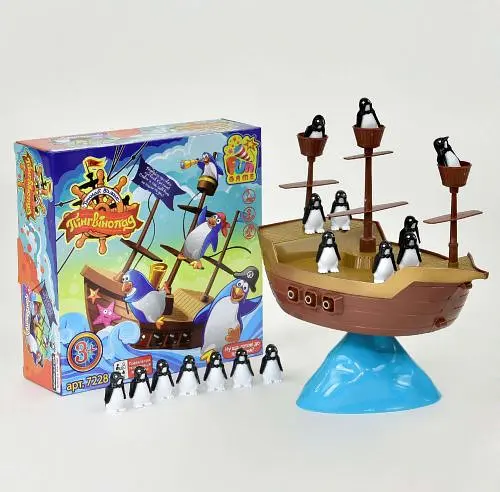 Настольная игра "Держи баланс. Пингвинопад" 7228 Fun Game (6904664031940) - фото 1