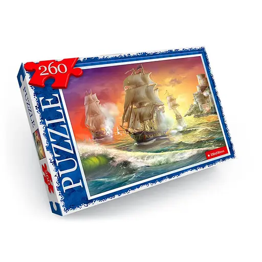 Пазли дитячі Морські баталії C260-12-04, 260 елементів