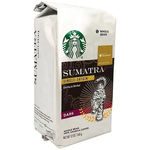 Кофе в зернах Starbucks Sumatra Dark 340 г - фото 1