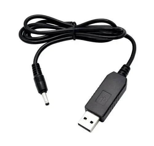Кабель питания USB 5V - DC 5V (3.5x1.35 мм), черный, 1 м, Dynamode