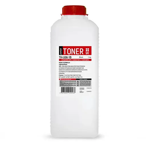 Тонер HP Универсальный P1005/P1505/P2015/P2035/P2055/P4015, 1 кг, ColorWay Premium (TH-U06-1B)