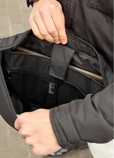 Мужская сумка-бананка под ноутбук Sambag Urban Laptop 46×26 см (51411064m) - фото 10