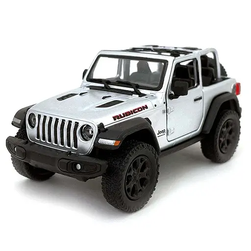 Колекційна машинка "Jeep Wrangler" Kinsmart KT5412WH(Silver) масштаб 1:42 - фото 1