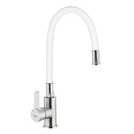 Змішувач для кухні з гнучким силіконовим зливом Ibergrif M22119-3 (IB0064) - фото 1