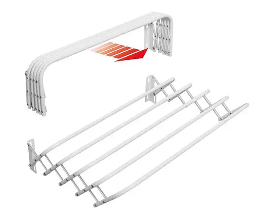 Сушилка для белья настенная Casa Si Towel Flex 6 White (CS92197X10) (DAS302386) - фото 3