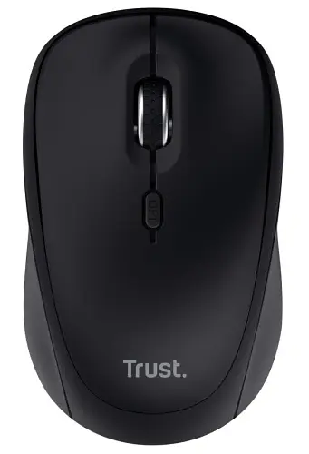 Миша бездротова Trust Yvi+, Black, Bluetooth / USB 2.4 GHz, оптична, 800 - 1600 dpi, 3 кнопки, 1xAA (25440) - фото 3