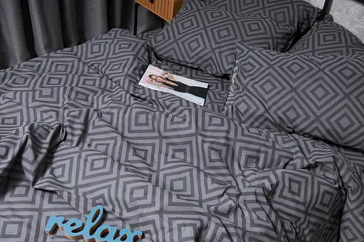 Пододеяльник Moon&Star Бязь Gold Люкс Storm Двуспальный 175x210 см - фото 5