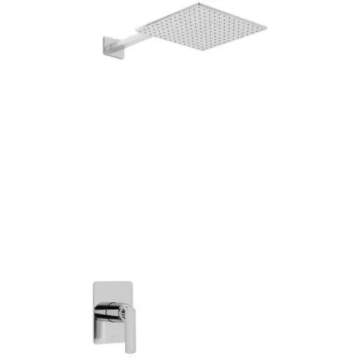 Душева система Kohlman Experience 25 chrome + BOX прихованого монтажу QW220EQ25, Хром - фото 1