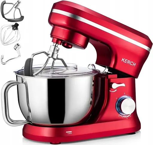 Тістоміс міксер планетарний KERCH FERRO Red 1700 Вт - фото 1