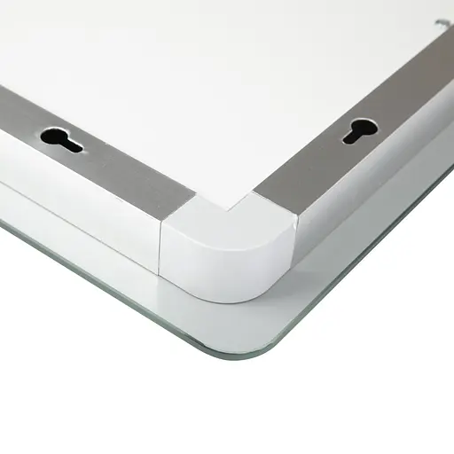 Зеркало Qtap Mideya 1000x700 с LED-подсветкой Touch, с антизапотеванием, с часами, диммером яркости QT2078NCF10070W - фото 9