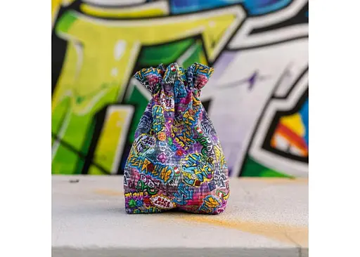 Мішечок для кубиків Q-Workshop Full Art Dice Pouch Graffiti (BWSPGRAF201) - фото 2
