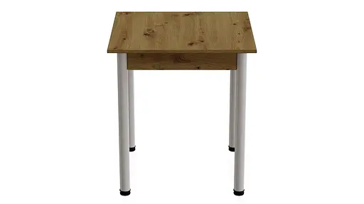 Стіл кухонний Ferrum-decor Агата 75x90x90 Білий ДСП Дуб Артізан 16мм (FRD-105681) - фото 4