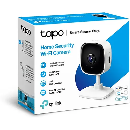 IP-камера TP-Link Tapo C110 3MP N300 microSD motion detection - фото 2